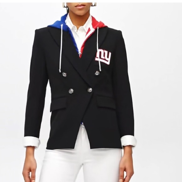 Veronica Beard x NFL Dickey Jacket Double-Breasted size 4 no hoodie‼️ - Picture 1 of 5